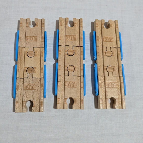 Thomas And Friends Wooden Railway Adapt A Track Lot Of 3  Adapters - Picture 1 of 11